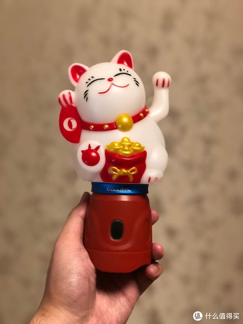 发光的祝福，新年带给你！——olight兰灯配件：招财猫灯罩