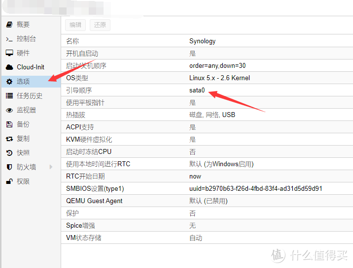 在PROXMOX中安装群晖并直通硬盘