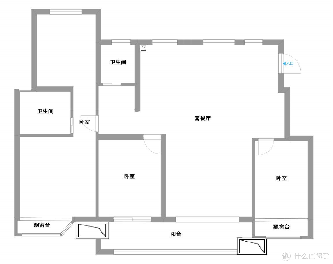 四房两厅房型