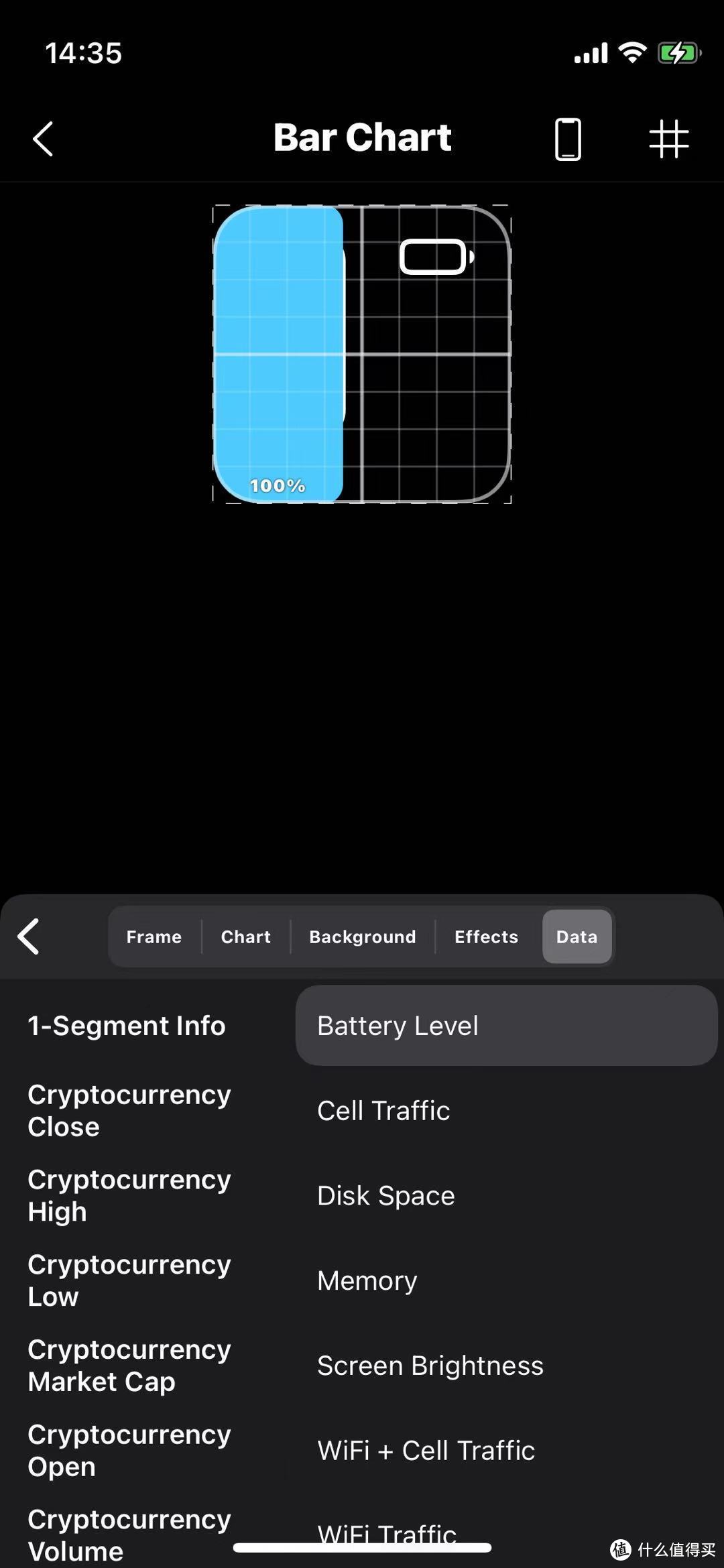 给柱状图赋个电量值