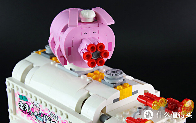 乐高悟空小侠系列之lego80009朱大厨移动钉耙车