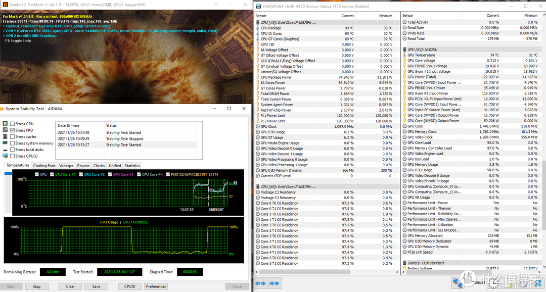 140W全能释放 RTX3070机械革命钛钽Plus游戏本