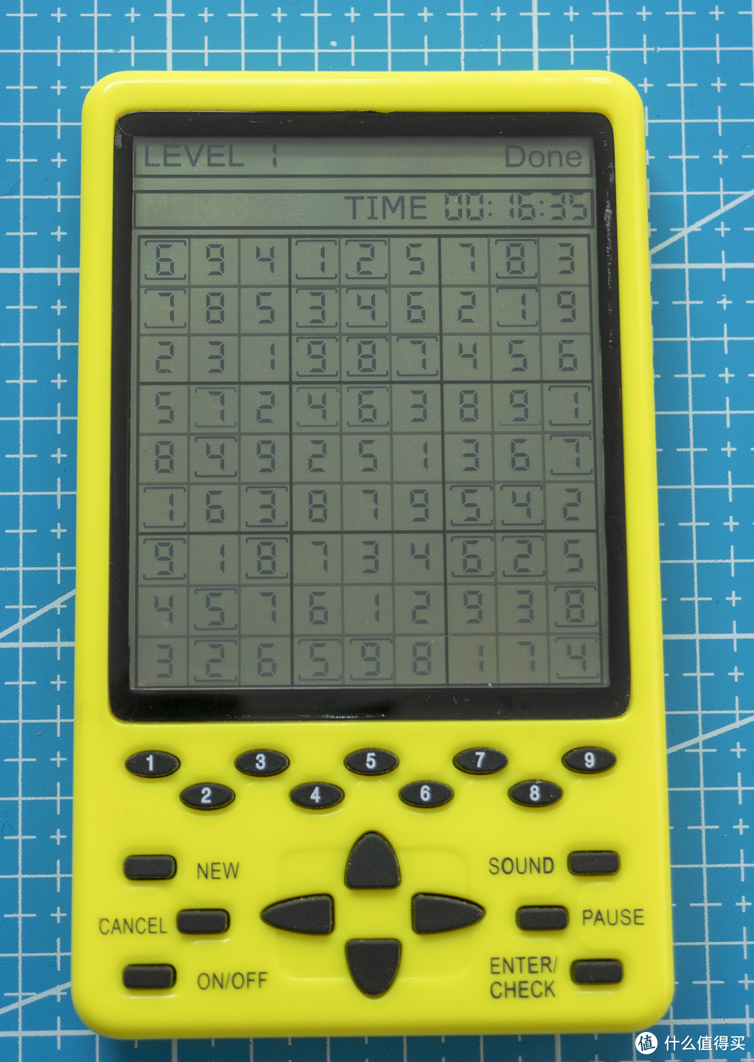 一个非常小众的电子游戏机，“数独”游戏机晒物