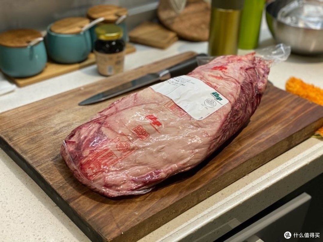 牛扒篇一 极佳级别板腱一整条处理分切 花纹爱了 牛羊肉 什么值得买