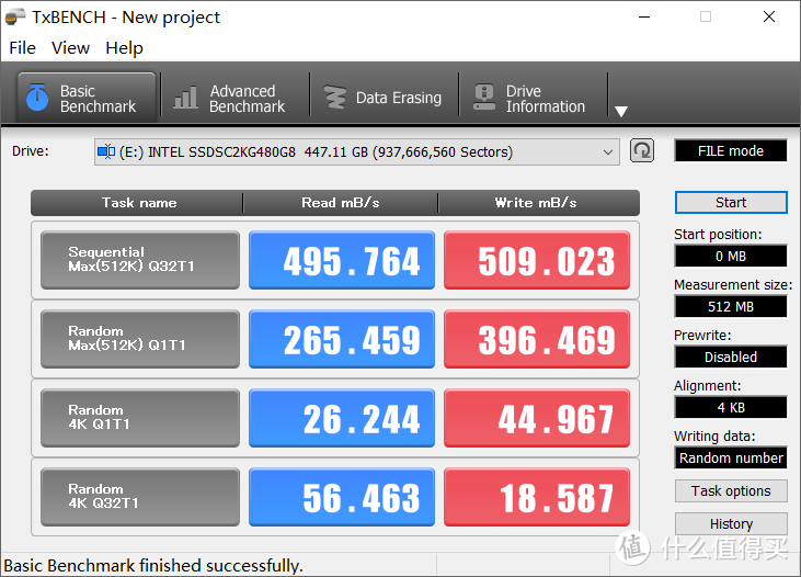 7200转2.5英寸硬盘报警提醒，于是换上了Intel SSD D3-S4610 480GB硬盘