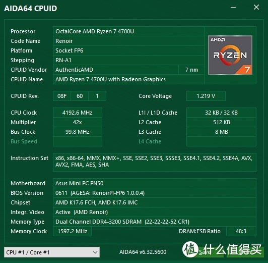 AIDA64 CPUID