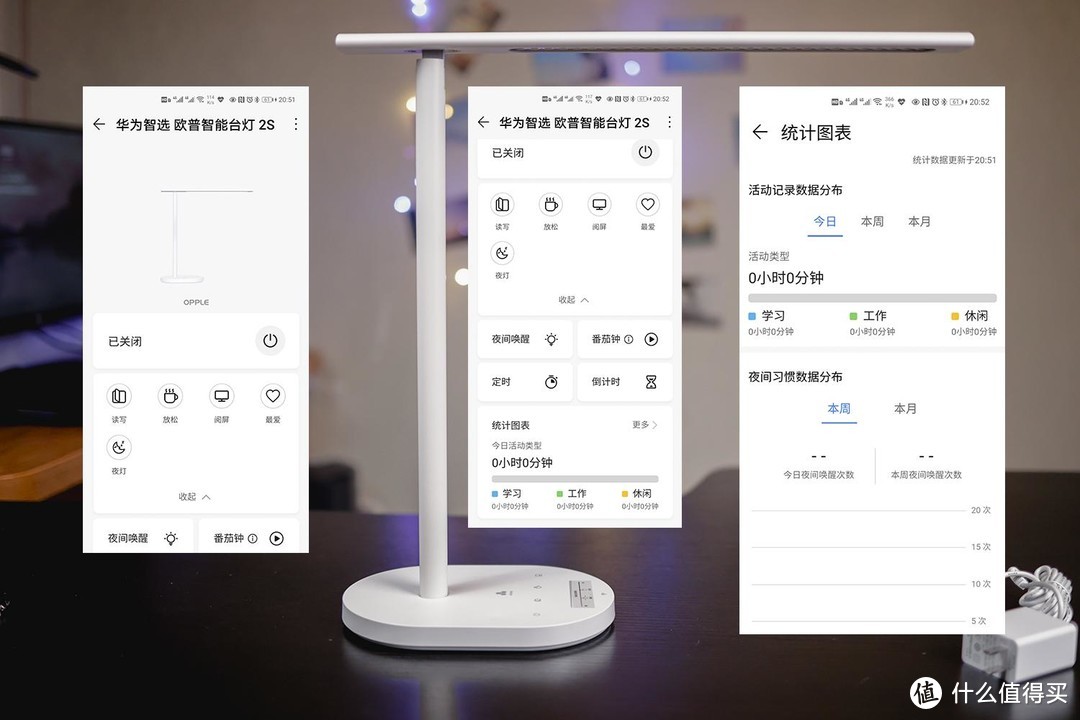 华为智选新品欧普智能台灯2S入手体验：全新升级光源更护眼