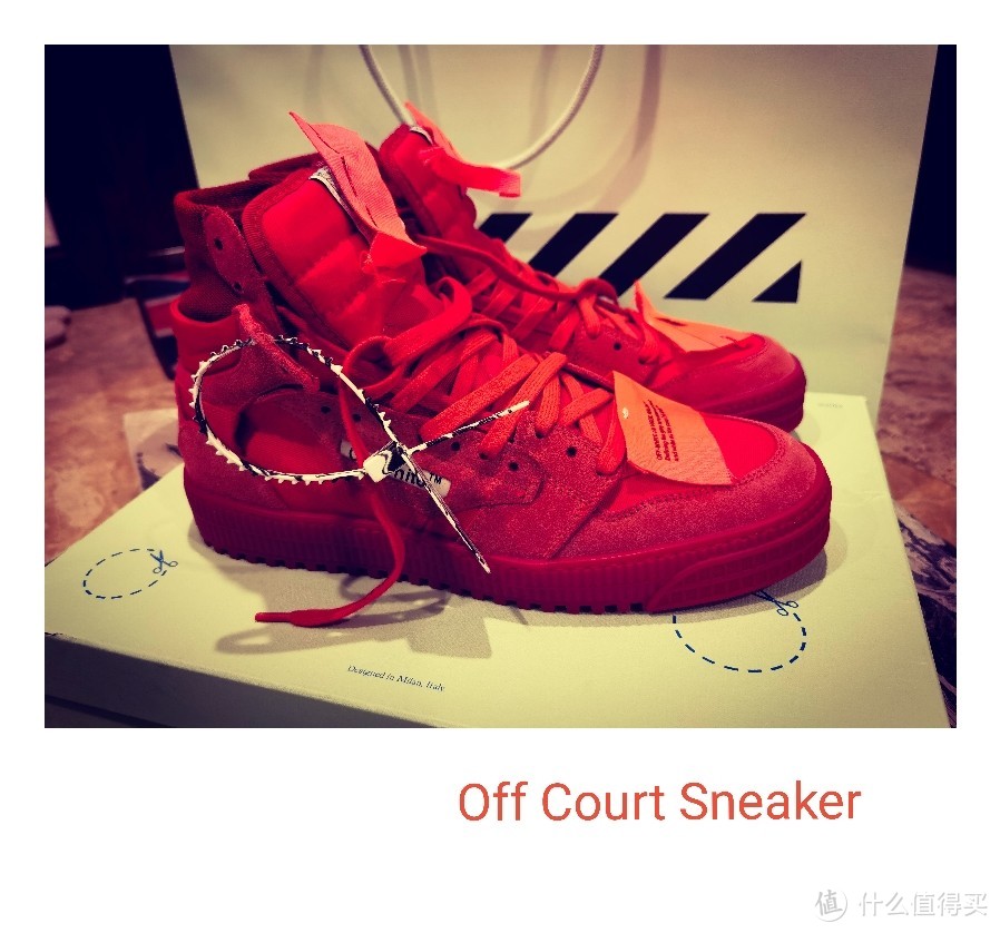 非黑即白 OFF WHITE 全红OFF COURT3.0板鞋开箱验货