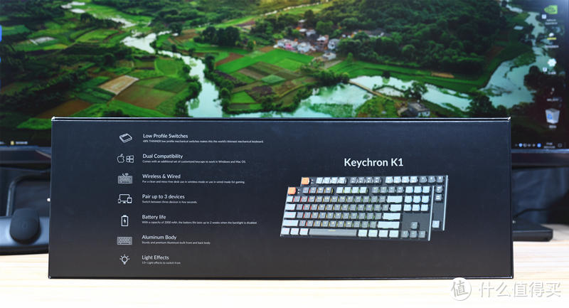 原来超薄机键也能打-Keychron K1双模短轴机械键盘