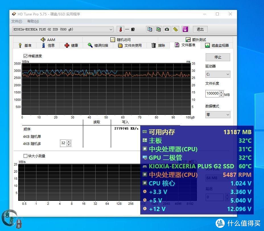 第一次用到这么牛的产品，读写全超3000M/s，还是500G的，铠侠这款固态也太强了