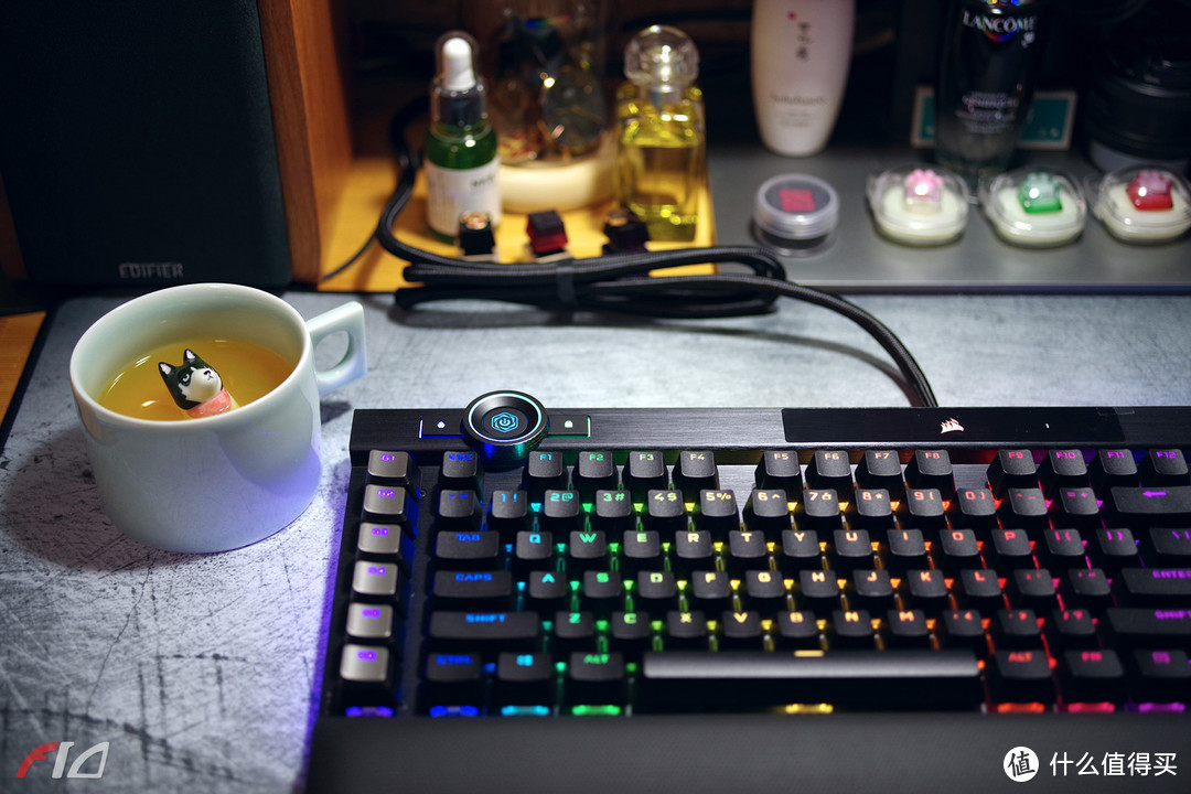 4000Hz动力核心，OPX光轴船新旗舰 | 美商海盗船 Corsair K100 机械键盘简评