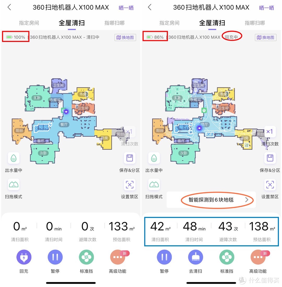 5K字详评，香不香你们说了算！360 X100扫地机器人首发评测