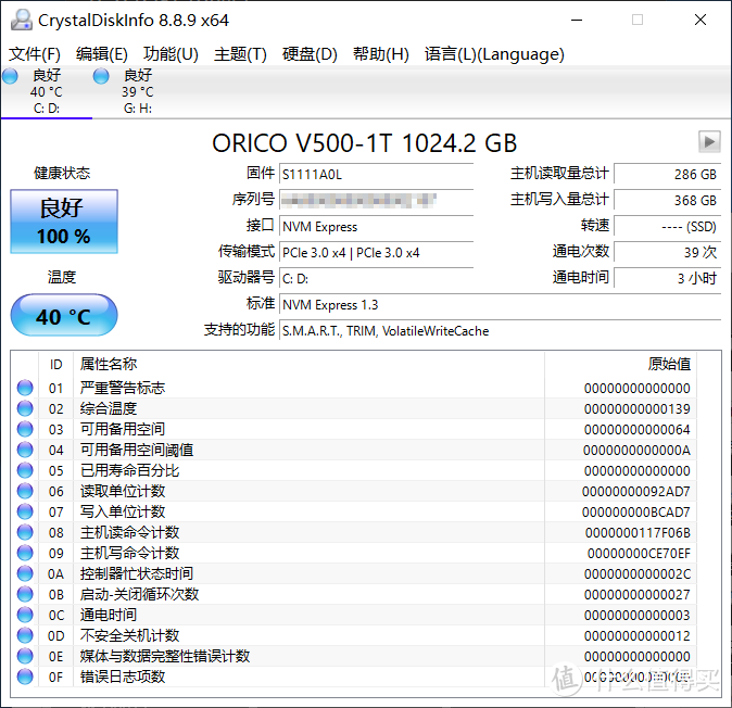 过年了，给手里的惠普战66笔记本电脑换个大容量NVMe SSD：ORICO V500 1TB体验