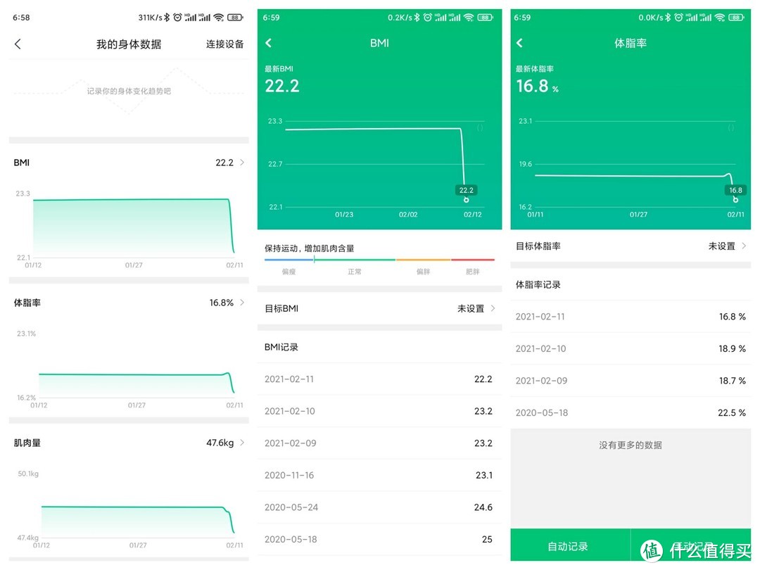 要想身材好，科学减脂很重要，咕咚、小米体脂秤全体验