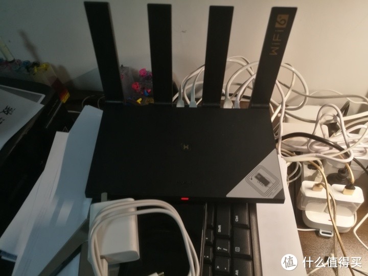 华为路由AX3 Pro WS7200 WIFI6路由器黑色开箱