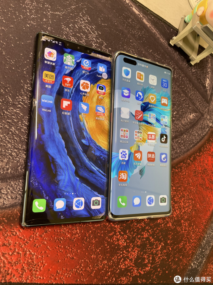 为公司奋斗一年的奖品mate40pro开箱对比mate30pro