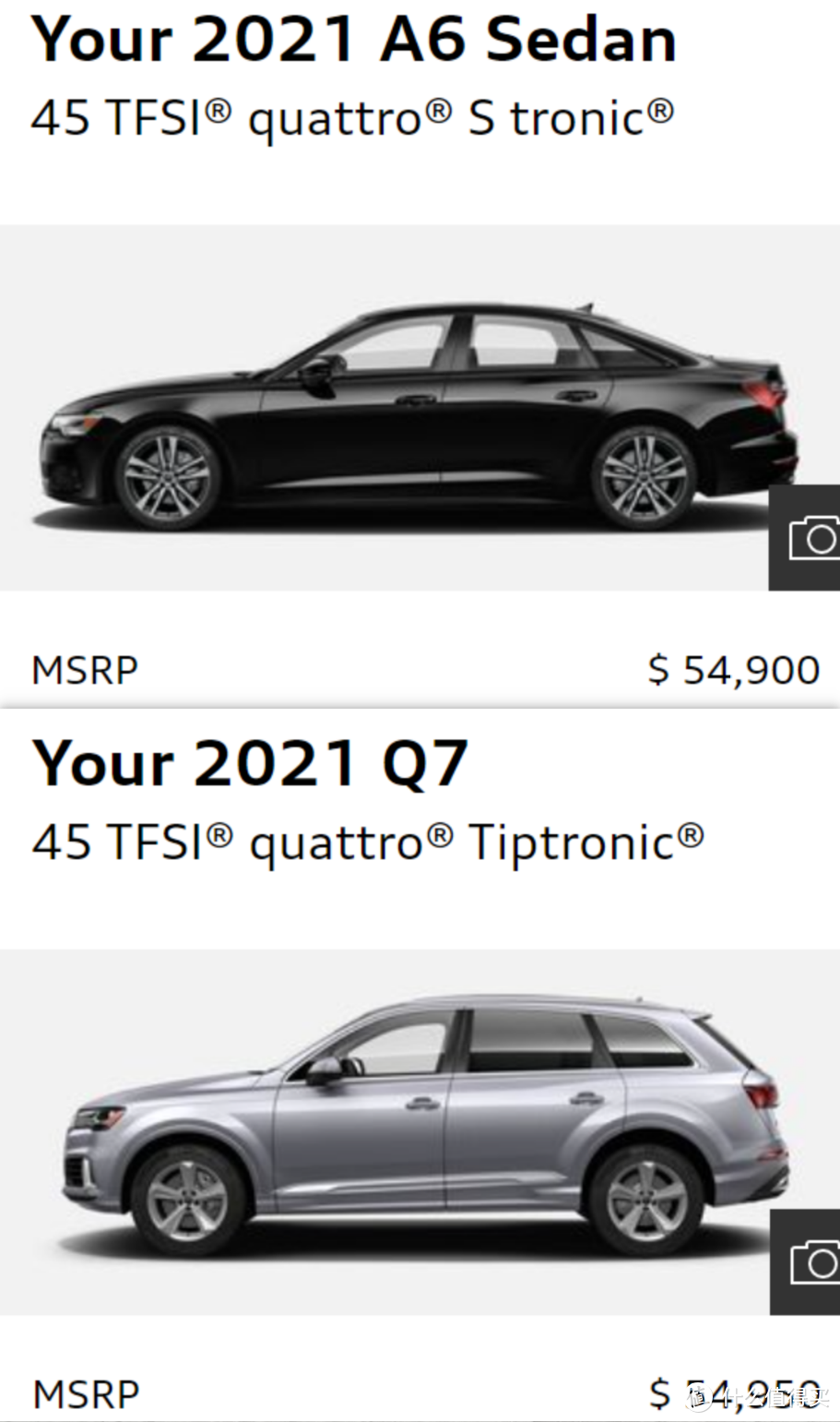 A6 45TFSI VS Q7 45TFSI