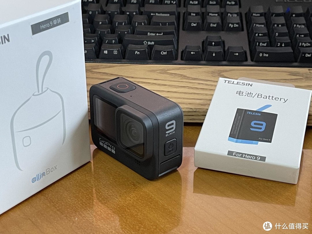 长久之计 泰迅allinbox收纳式充电盒gopro Hero 9 续航升级套装 充电器 什么值得买