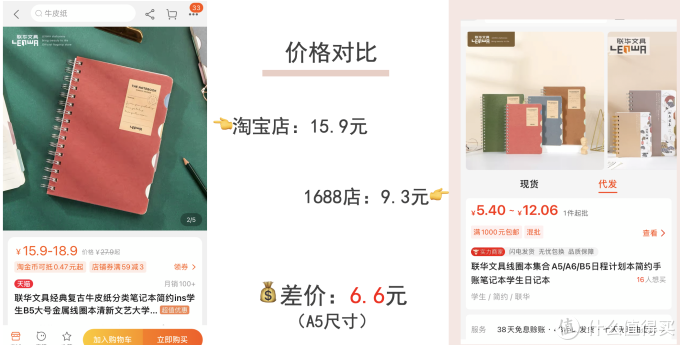 6家1688文具源头工厂店推荐!MUJI风中性笔、复古风记事本、手账周边!比价淘宝低至3折!