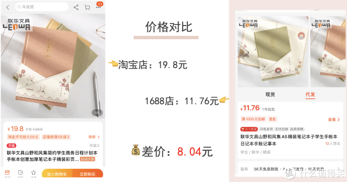 6家1688文具源头工厂店推荐!MUJI风中性笔、复古风记事本、手账周边!比价淘宝低至3折!