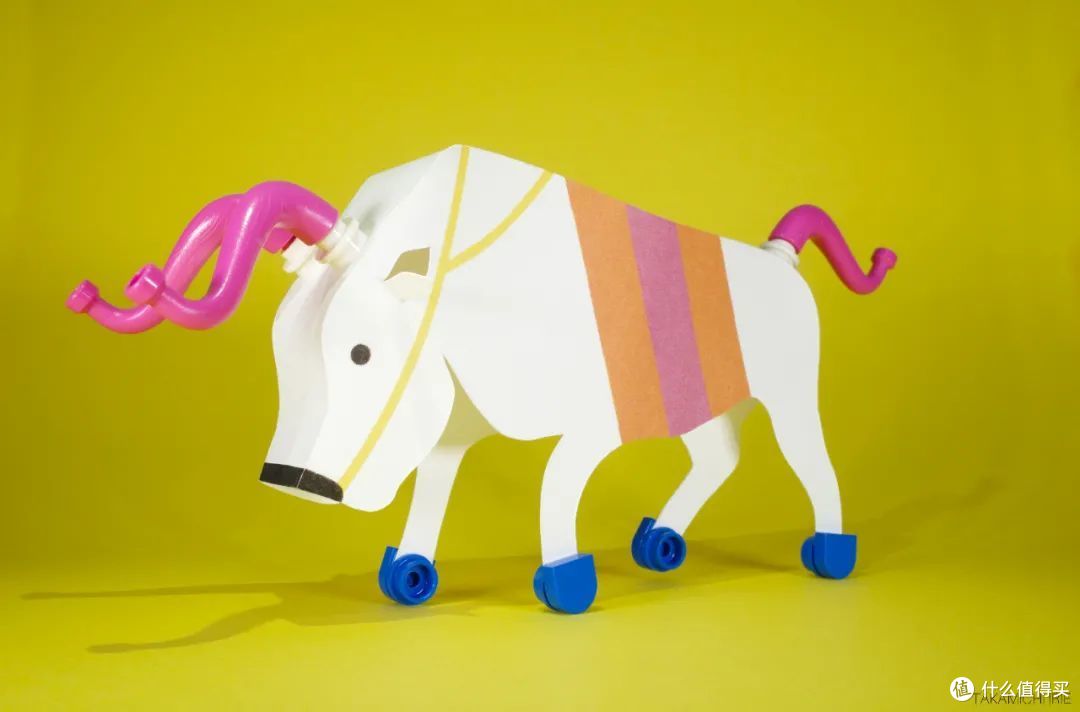 乐高圆明园十二生肖之牛首铜像——牛年拼搭作品欣赏