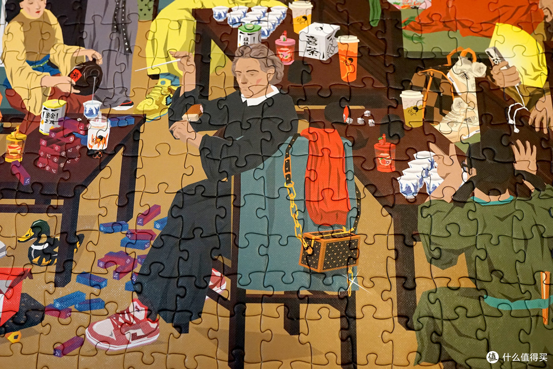 灵感越拼越有喜茶荣宝斋digiway联名限定yeah宴潮玩拼图晒单