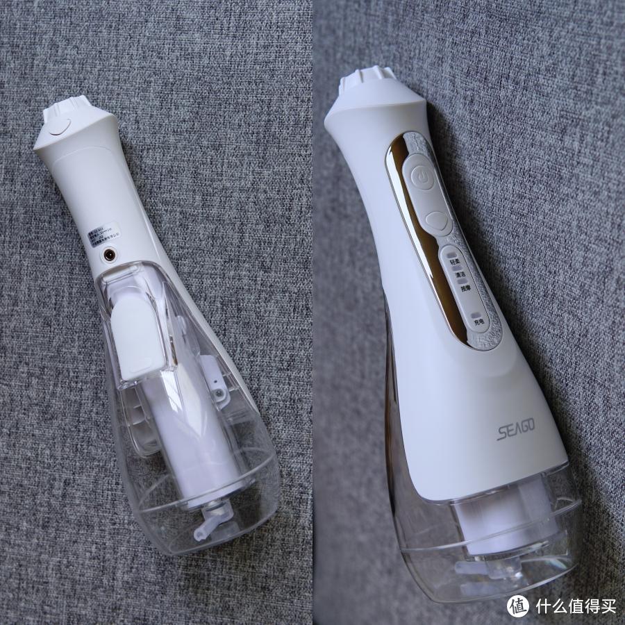 高性价比的口腔护理选择：Seago 赛嘉 E8电动牙刷+833冲牙器套装体验评测