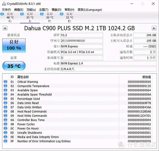 十年质保，读3400MB/s写3000MB/s，大华C900 PLUS固态硬盘上手