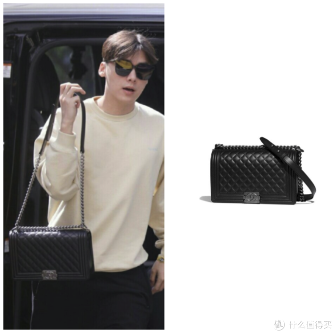 明星背啥包vol9男明星背香奈儿女包娘气还是依旧帅气
