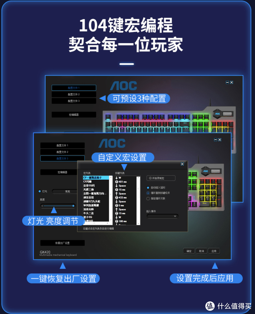 国产百元键盘——AOC GK420机械键盘