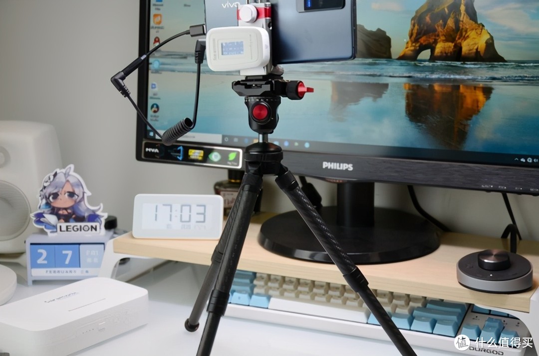 桌面vlogger套装新搭配—UanziMT28碳纤维三脚架