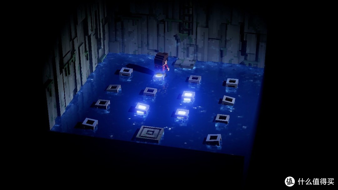 游戏里浮在水上的平台，会跟着水不断浮动