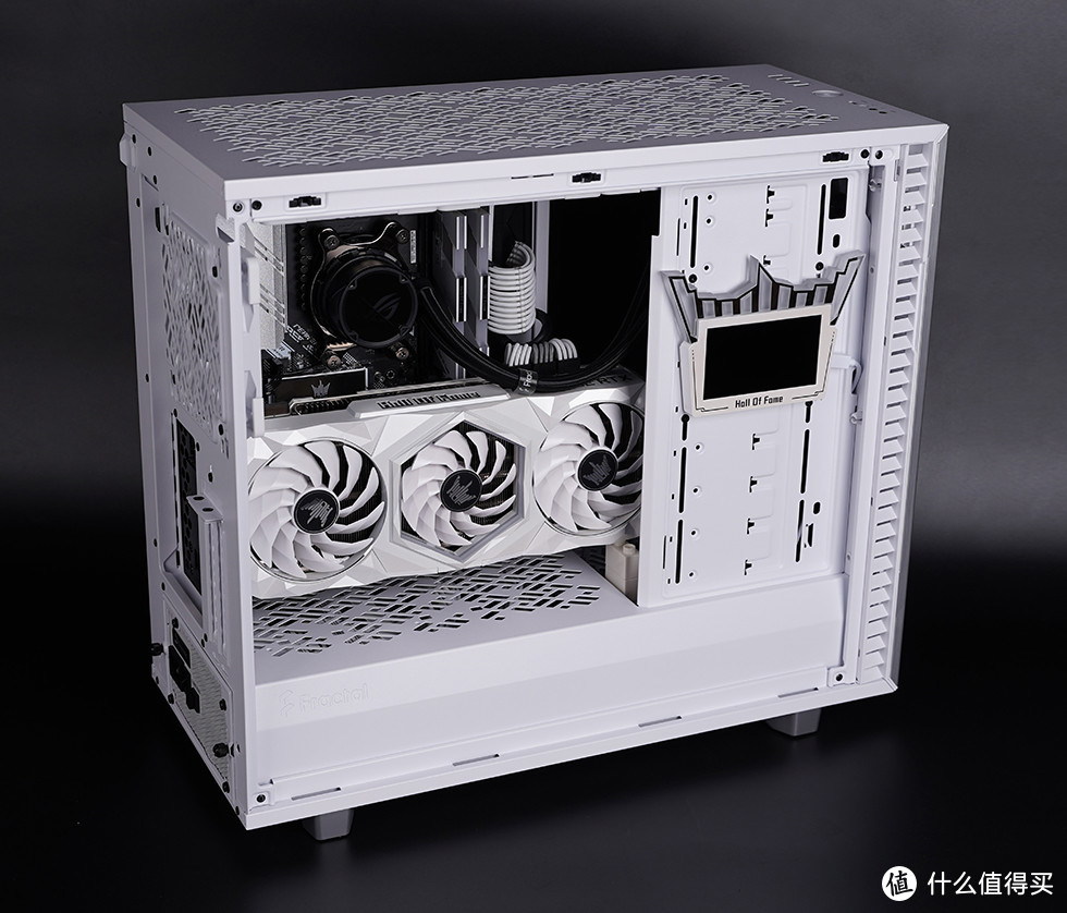 白色信仰主机，RTX 3090 HOF名人堂 + 5900X + ROG B550吹雪