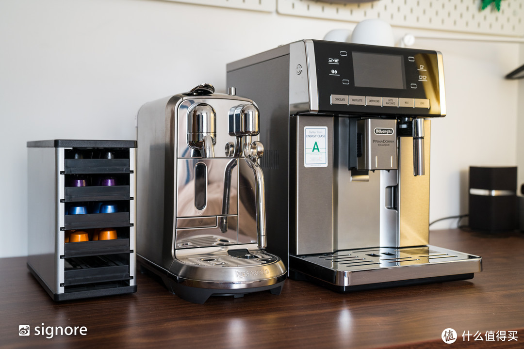 胶囊收纳盒、Nespresso Creatista Plus、DēLonghi ESAM6900.M