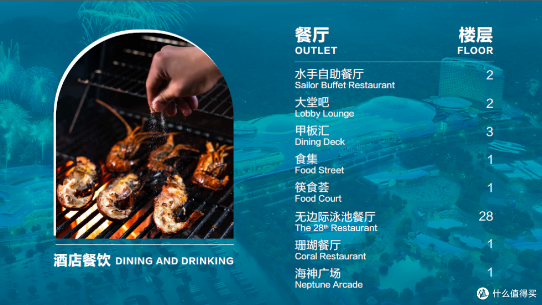 2.酒店的住宿及餐厅