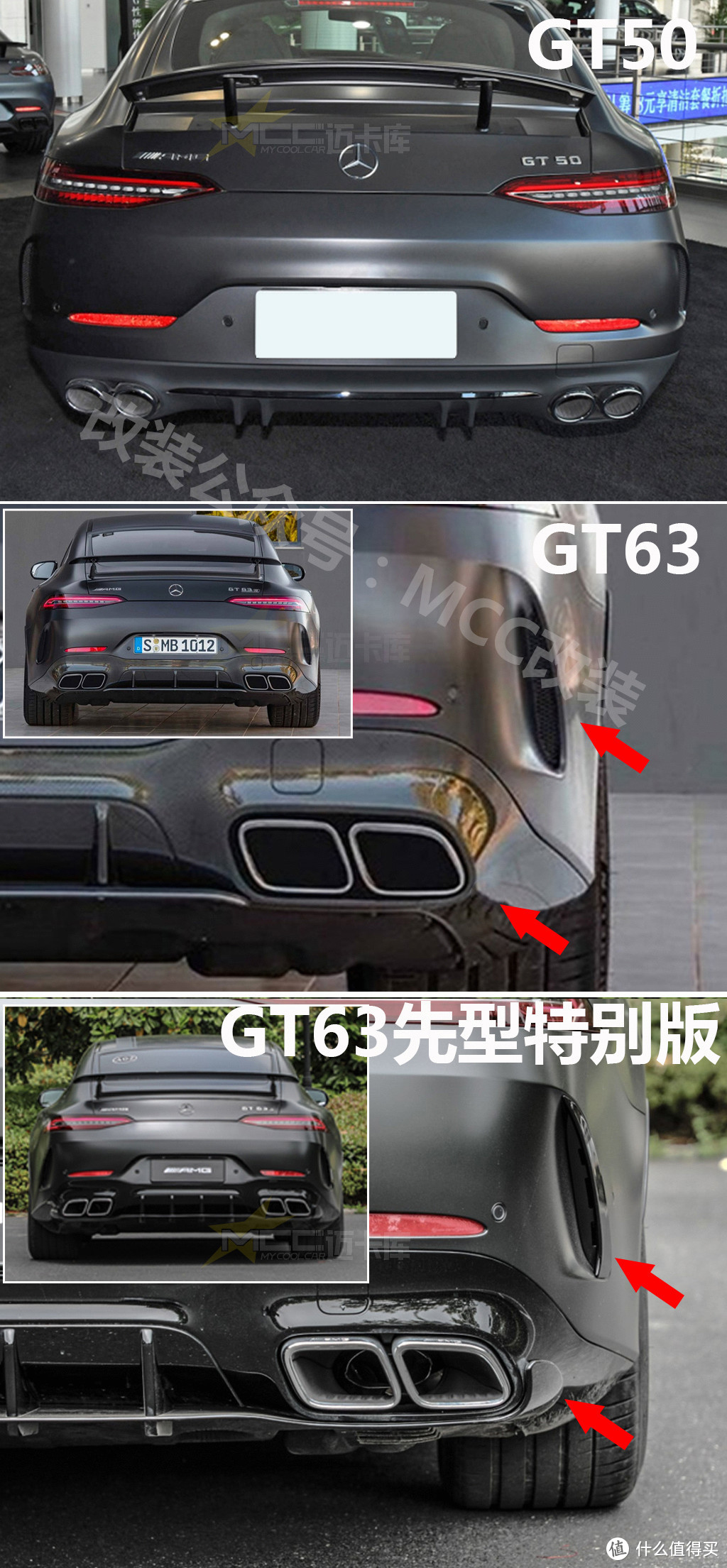 细节控首选，奔驰GT50GT53改装GT63原厂前后包围