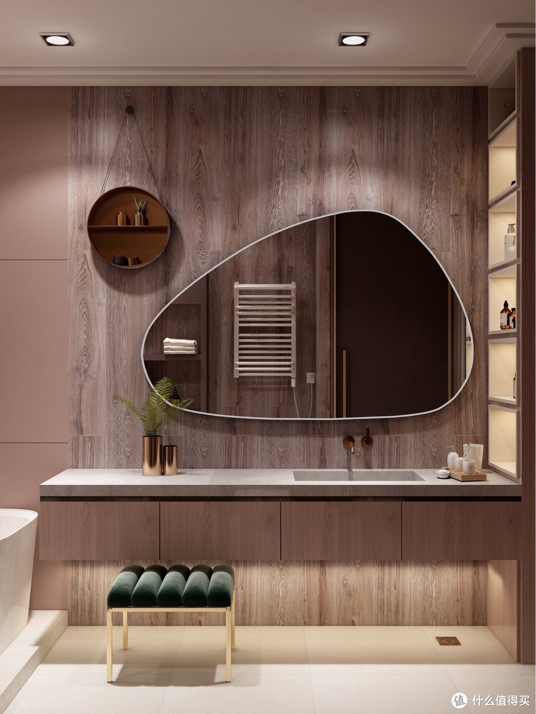 轻奢风✨️高贵浴室装修，智能马桶怎么选？