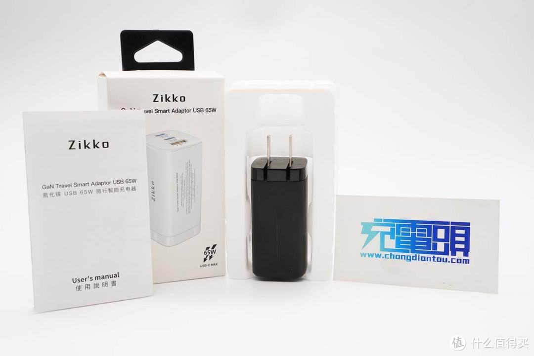 拆解报告：Zikko即刻65W 2C1A氮化镓快充充电器