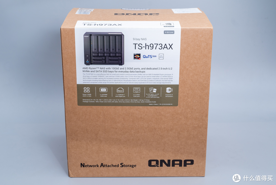 威联通入门指南：TS-h973AX 九盘位 万兆NAS 体验测评，先进的ZFS文件系统，牛！