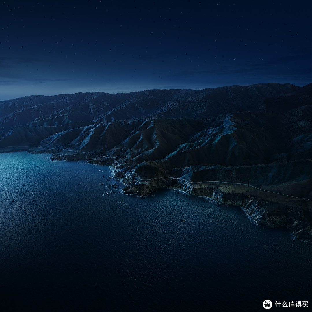 macOS 11 Big Sur Night