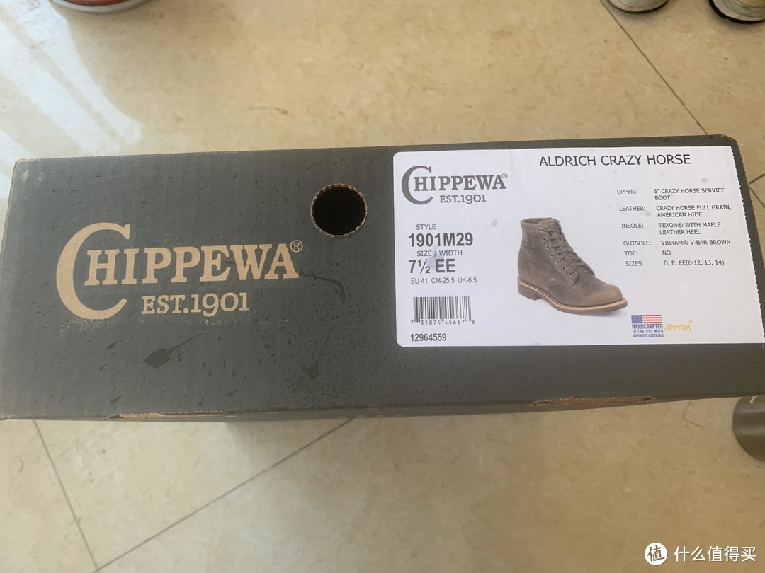 倒叙新购靴之三——chippewa 1901 M29