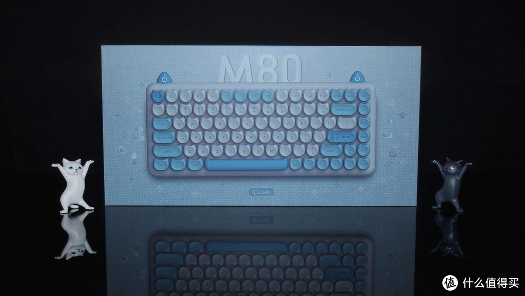 萌炸！IQUNIX M80猫咪无线蓝牙机械键盘
