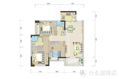 户型图我的实际与这个相反