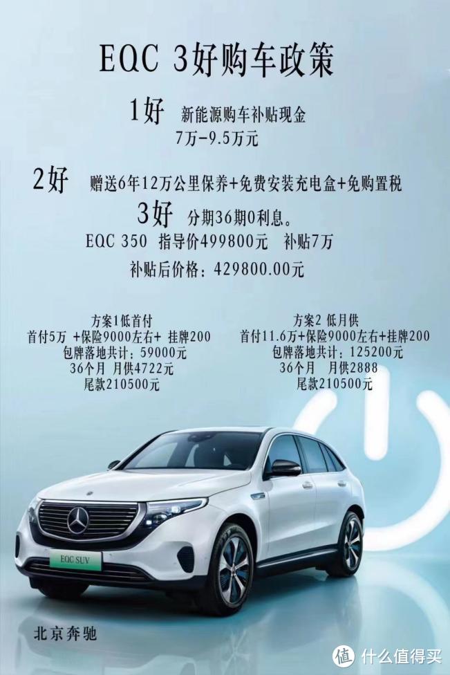 奔驰eqc 50万的车被拉去和model3作对比 大爷买来当老头乐 新能源车 什么值得买