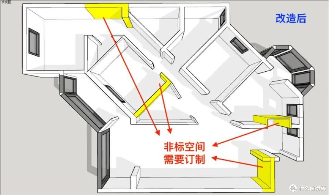 户型虽大也不能浪费空间呀，四处非标订制让家更「好住」