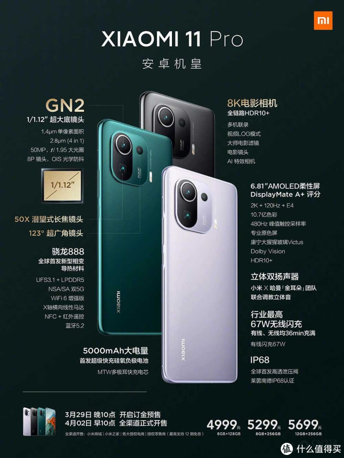 小米11和小米11pro手机哪个好