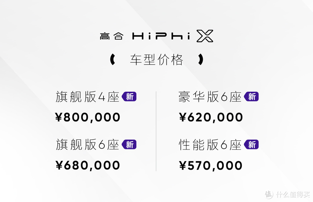 新车速递：高合Hiphi X发布4款新车 5月8日起交付