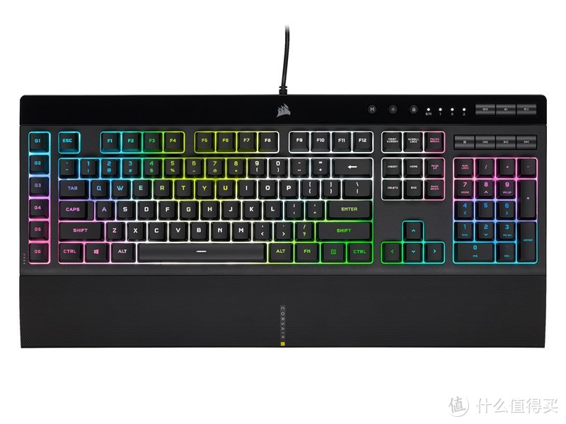 美商海盗船发布两款K55新键盘，背光可玩性更高了