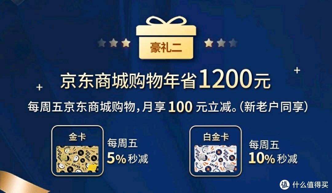 送一年京东plus会员+100元刷卡金+外交官拉杆箱+100元京东礼品卡，这张信用卡值爆了！