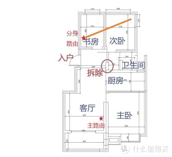 90㎡户型畅享全屋覆盖畅通网络的完美解决方案—360 V5M双母Mesh分布式路由器